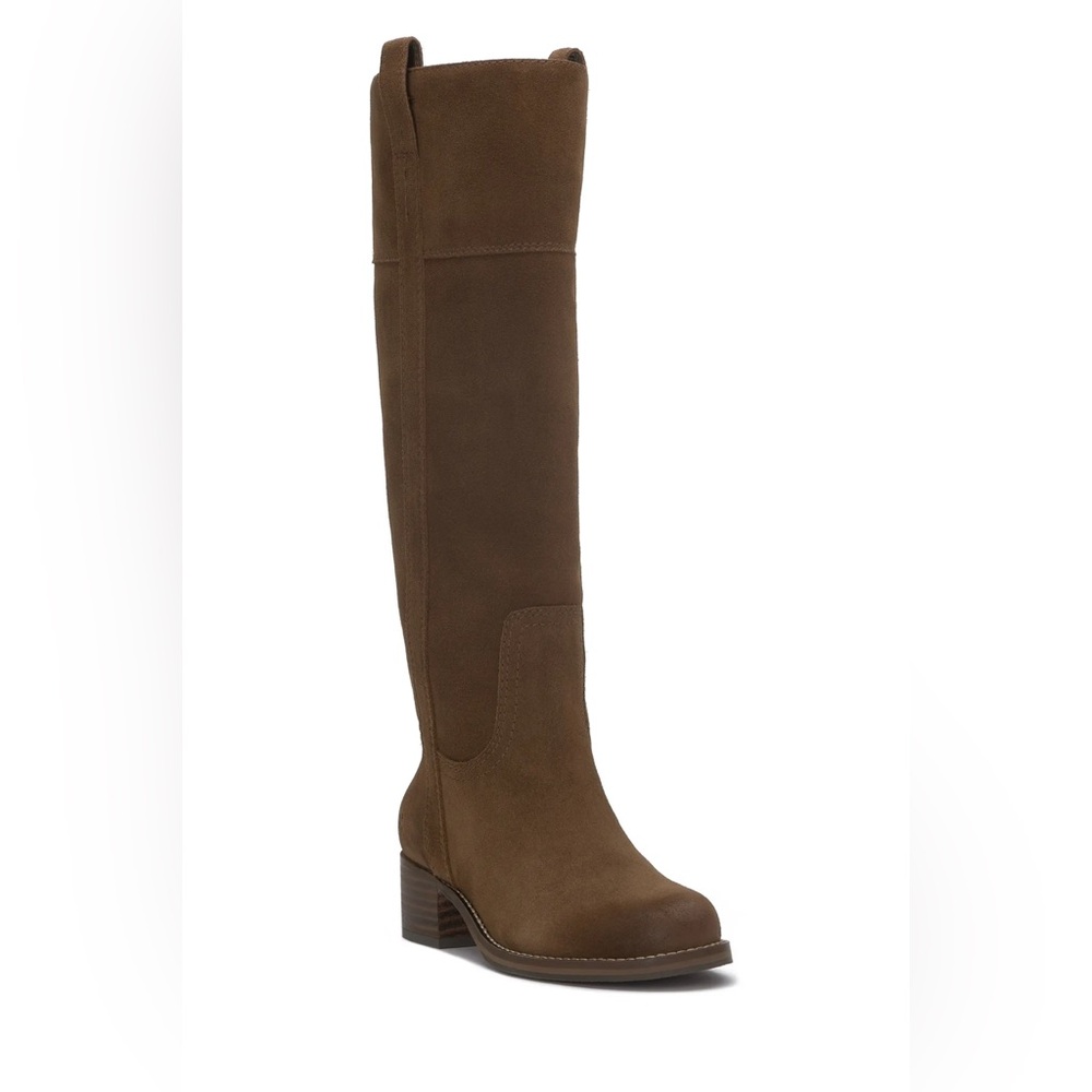 🎉 SOLD 🎉 Worn Once! Lucky Brand Hybiscus Wide Calf Riding Boots Size